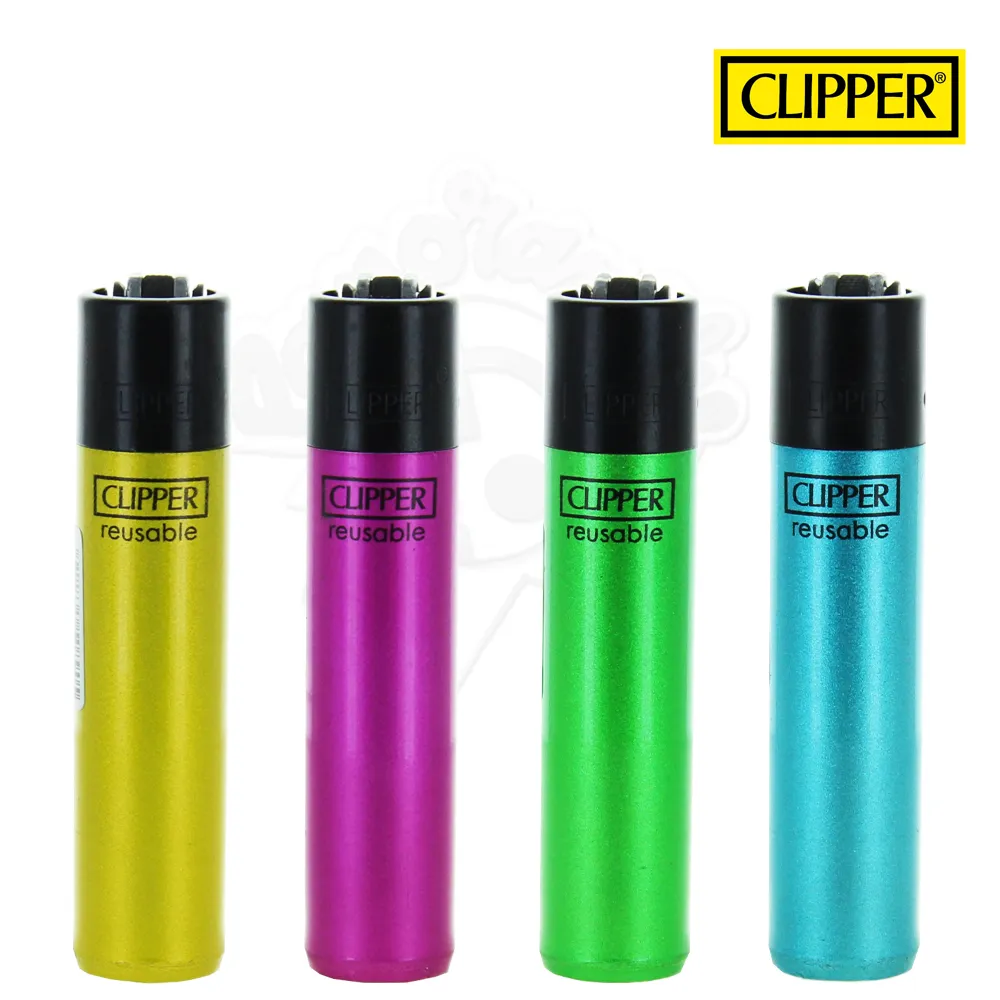 Les briquets Clippers Crystal fluo