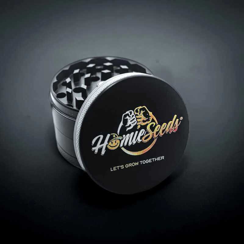 Grinder en Zinc Noir HomieSeeds
