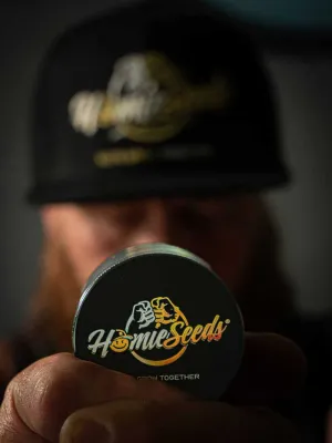 Grinder en Zinc Noir HomieSeeds