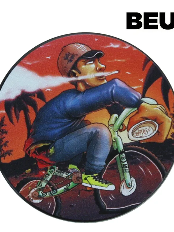 Le grinder en métal noir Beuz Bike