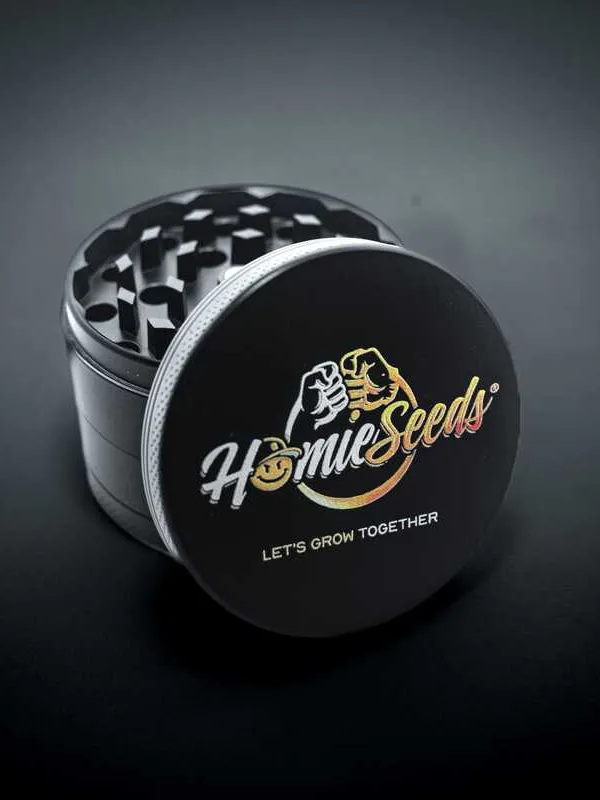 Produit Grinder en Zinc Noir HomieSeeds Image